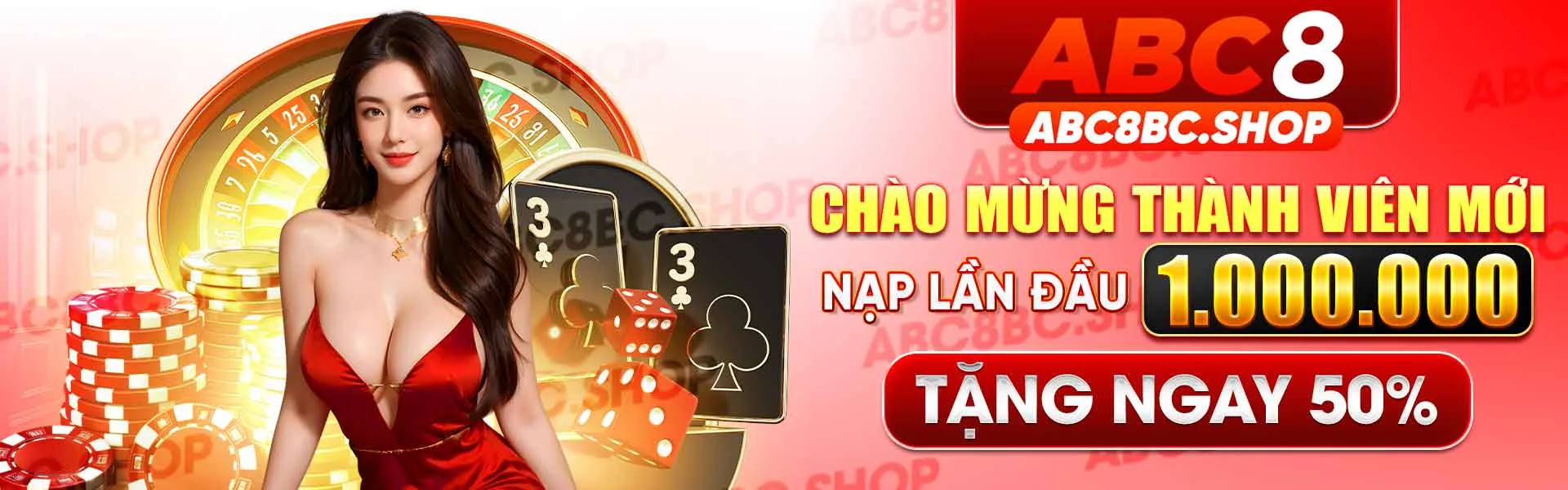 chào mừng thành viên mới nạp lần đầu 1.000.000 tặng 50%